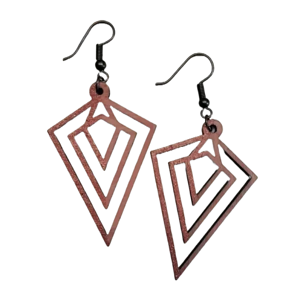 Orecchini Gold on Wood